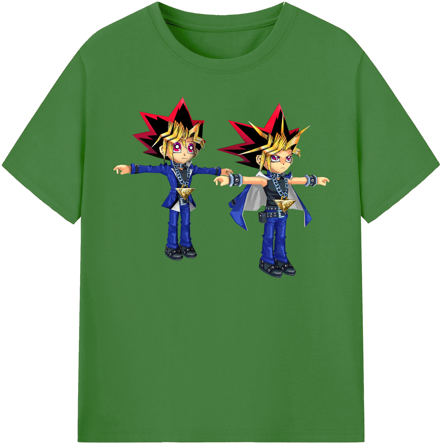 （画像用） 遊☆戯☆王 Yu-Gi-Oh! レディースカジュアルプリントTシャツ（綿100％）